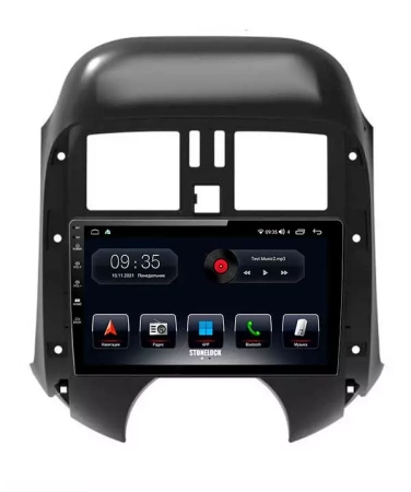 Stonelock NIS903MB 3/32 штатная магнитола для Nissan Sunny, Almera 2011-2014 на Android 10 с 3GB, DSP, 4G