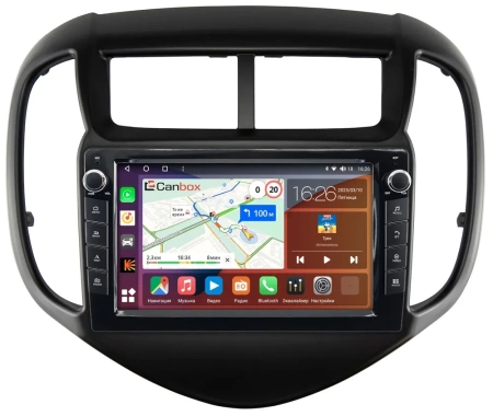 Штатная магнитола Chevrolet Aveo 3, Sonic 2016-2024 Canbox H-Line 7824-9-2523 на Android 10 (4G-SIM, 6/128, DSP, IPS) С крутилками