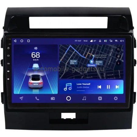 Штатное головное устройство Toyota Land Cruiser 200 2007-2015 (для авто без NAVI) (черная глянцевая) Teyes CC2L PLUS 1/16 10 дюймов RM-1004 на Android 8.1 (DSP, IPS, AHD)
