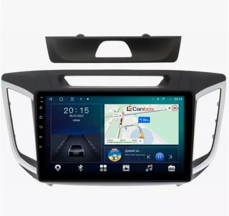 Штатная магнитола Hyundai Creta 2016-2021 Canbox L-Line 4170-1028 на Android 10 (4G-SIM, 2/32, TS18, DSP, QLed)