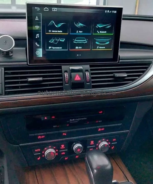 Carmedia SL-A903 Монитор 9" (взамен штатного 6.5" экрана) для Audi A6 2011-2018 (С7) на Android 10, 8GB, 4G