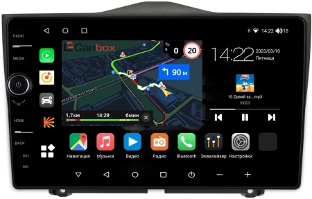 Lada Granta FL, Granta Cross, ВИС 2349 2018-2025, Granta Sport 2023-2025 Canbox M-Line 7840-9090 на Android 10 (4G-SIM, 2/32, DSP, QLed)