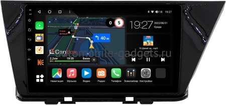 Штатная магнитола Canbox M-Line 4544-9-0742 для Kia Niro 2016-2022 (черная, глянцевая) на Android 10 (4G-SIM, 2/32, DSP, QLed)