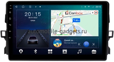 Toyota Auris 2006-2012 Canbox L-Line 4167-9427 на Android 10 (4G-SIM, 3/32, TS18, DSP, QLed)