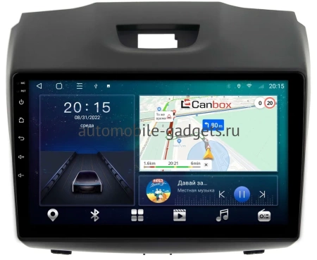 Штатная магнитола Isuzu D-Max 2 2012-2020 (тип 2) Canbox L-Line 4169-9-293 на Android 10 (4G-SIM, 2/32, TS18, DSP, QLed)