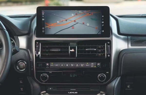 Штатная магнитола Lexus GX460 2009-2019 12,3 дюйма Carmedia KP-T1220FW-1053-Q на Android 12 (4G-SIM, 6/128, DSP, QLed) Audi Style