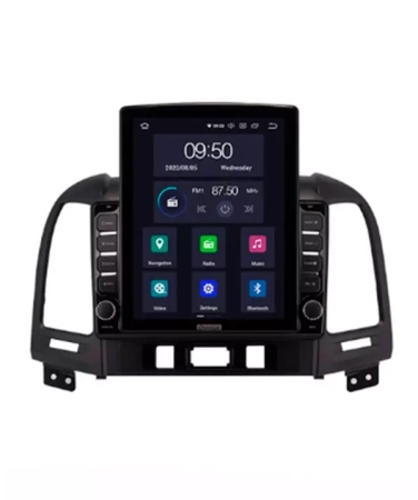 Carmedia OL-9717-12-D ("Тесла-стиль") магнитола для Hyundai Santa Fe (2006-2012) на Android 10 с 4GB, DSP