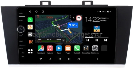 Штатная магнитола Canbox M-Line 7840-9192 для Subaru Outback 5, Legacy 6 2014-2020 на Android 10 (4G-SIM, 2/32, DSP, QLed)