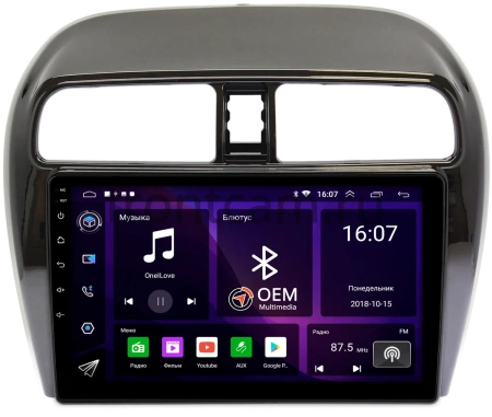 Mitsubishi Mirage 6 2012-2024 Canbox RS9-129 1.5/32 на Android 10 (IPS, DSP, CarPlay)