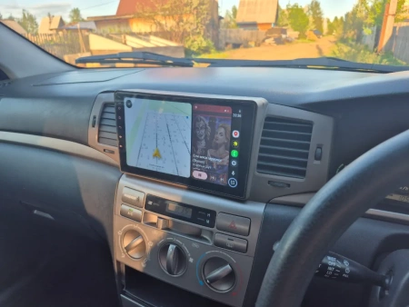 Штатная магнитола Canbox H-Line 7842-9238 для Toyota Corolla (E120/E130) 2003-2007, Allex 2004-2006 (правый руль) на Android 10 (4G-SIM, 4/32, DSP, QLed)