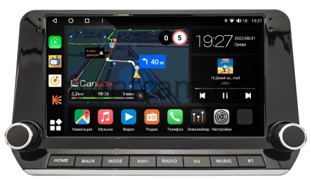 Штатная магнитола Mitsubishi Outlander 4 2021-2024, L200 6 2023-2024 Canbox M-Line 4543-10-1540 на Android 10 (4G-SIM, 2/32, DSP, QLed)