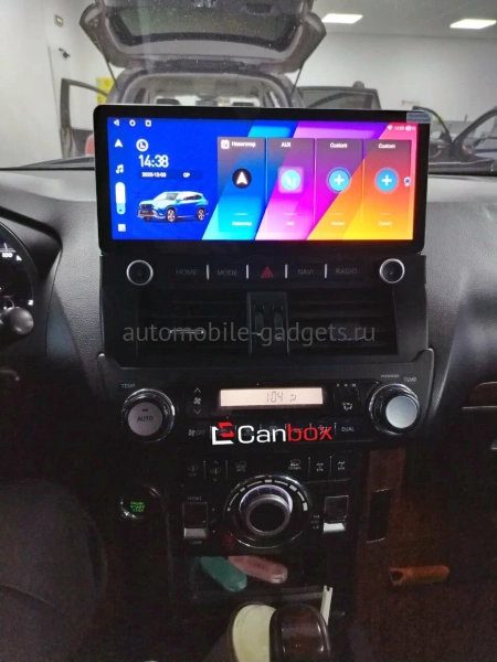 Штатная магнитола Toyota Land Cruiser Prado 150 2013-2017 (Тип 2) 12.3 дюйма Canbox PRO-Line 4318-0074 на Android 13 (4G-SIM, 12/256, DSP, QLed) Lexus Style