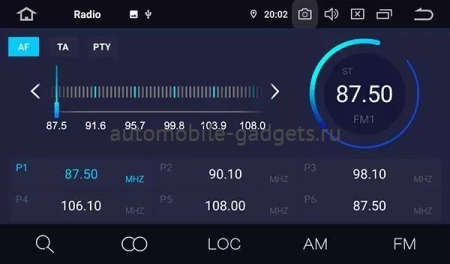 Carmedia MKD-G882-P6N штатная магнитола для Hummer H2, Chevrolet, GMC, BUICK на Android 11 с 4Gb и DSP