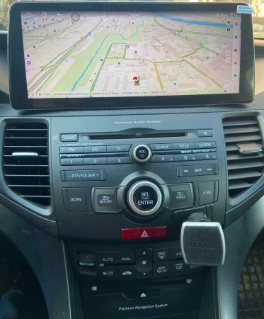 Штатная магнитола Honda Accord 8 2007-2015 12.3 дюйма Canbox PRO-Line 4332-0299 на Android 13 (4G-SIM, 8/256, DSP, QLed) BMW Style