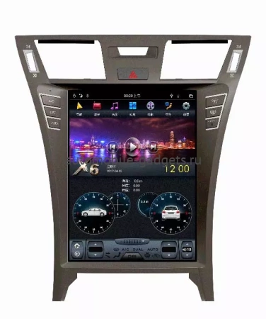 Carmedia ZF-1303L-Q ("Тесла-стиль") штатная магнитола для Lexus LS460 (2006-2009) на Android 11 с 8GB, DSP, 4G