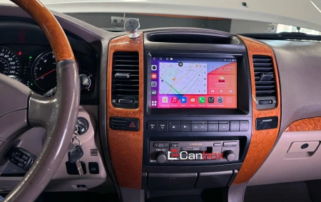Штатная магнитола Canbox Logic-i3 5721-9-470 для Toyota Land Cruiser Prado 120 2002-2009 (для авто с монитором, тип 1) на Android 11 (4G-SIM, 4/64, DSP, 360, QLed)