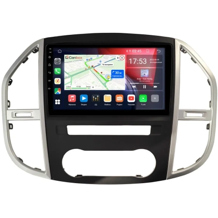Штатная магнитола Canbox RS10-3045 для Mercedes-Benz Vito 3 (w447) 2014-2024 1.5/32 на Android 10 (IPS, DSP, CarPlay)