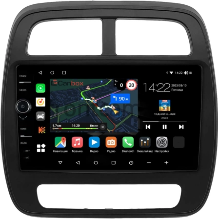 Штатная магнитола Renault City K-ZE 2019-2024 Canbox M-Line 7841-9-0387 на Android 10 (4G-SIM, 4/64, DSP, QLed)