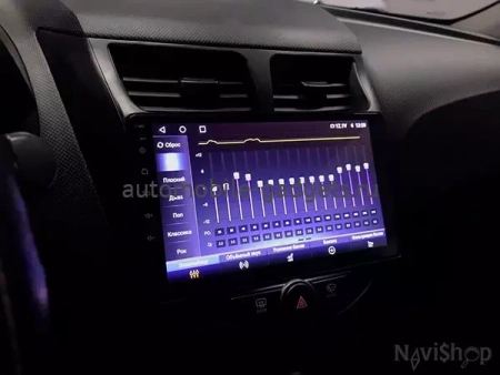 NaviPilot DROID10 PRO штатная магнитола для Hyundai Solaris 2010-2017 (ver.2) на Android 10 с 4Gb, DSP, 4G