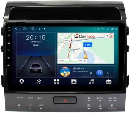 Toyota Land Cruiser 200 2007-2009 для авто с Navi (Тип C) Canbox L-Line 4168-10-1201 на Android 10 (4G-SIM, 3/32, TS18, DSP, QLed)