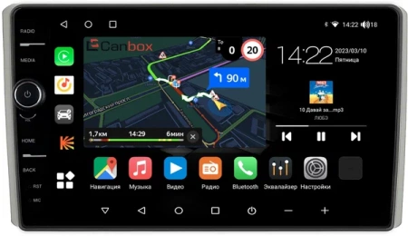 Штатная магнитола Canbox M-Line 7850-10-1444 для Honda Element 2002-2008 на Android 10 (4G-SIM, 2/32, DSP, QLed)