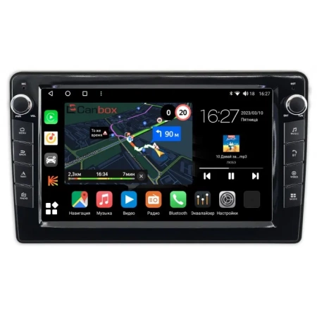 Штатная магнитола Ford Kuga, Fiesta, Fusion, Focus, Mondeo (черная) Canbox M-Line 7821-9159 на Android 10 (4G-SIM, 2/32, DSP, IPS) С крутилками
