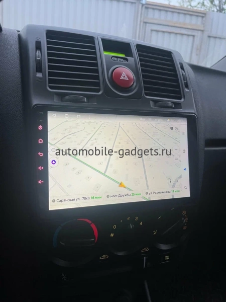 Штатное головное устройство Teyes CC2L PLUS 2/32 9 дюймов RM-9-1321 для Hyundai Getz 2002-2011 (черная) на Android 8.1 (DSP, IPS, AHD)