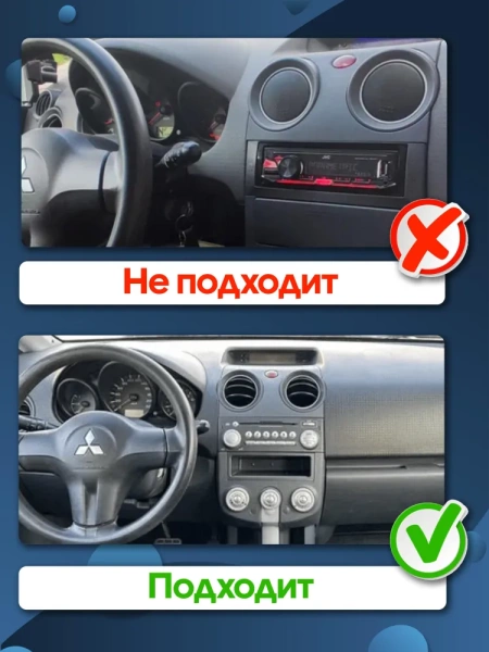 Штатная магнитола Canbox EVO 2K 5832-10-0133 для Mitsubishi Colt 6 2002-2012 (руль слева) на Android 14 (4G-SIM, 16/512, DSP, QLed, AI, 360)