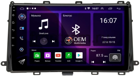 Toyota Corolla (E160, E170) 2015-2024 Canbox RS9-TO540N 1.5/32 Android 10 (IPS, DSP, CarPlay)