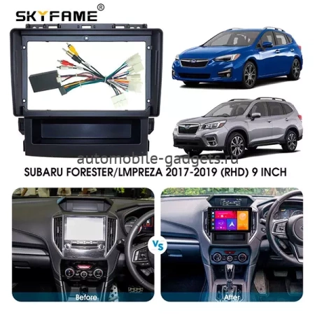 Carmedia SF-9148-I штатная магнитола для Subaru Forester 5, Impreza 5, XV 2, Crosstrek 2 2017+ на Android 10 c 2GB, DSP, 4G