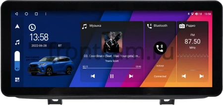 Штатная магнитола BMW 2 (F22), 2 Tourer (F45, F46) 2014-2024 12.3 дюйма Canbox GT1233-2107 на Android 10 (CarPlay, 2/32, DSP, QLed) BMW Style