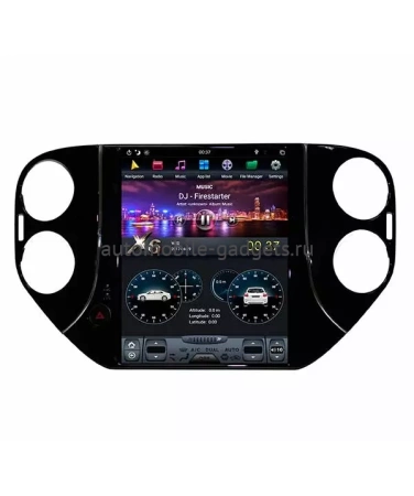 Carmedia ZF-1081-DSP ("Тесла-стиль") штатная магнитола для  Volkswagen Tiguan (2008-2016) на Android 9.0 c 4GB, DSP