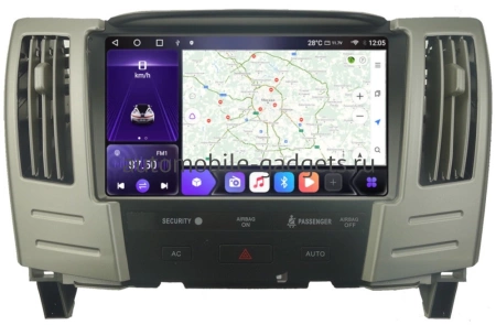 Carmedia SF-9278-J штатная магнитола для Toyota Harrier XU30 2003-2013, Lexus RX 2003-2009 на Android 10 c 4GB, DSP, 4G