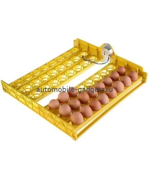 Автоматический инкубатор на 96 яиц с термометром, влагомером и автопереворотом HDD 96