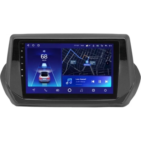 Штатное головное устройство Teyes CC3 4/32 9 дюймов RM-9-1214 для Peugeot 2008 2019-2022 на Android 10 (4G-SIM, DSP, QLed)