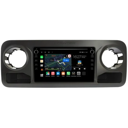 Штатная магнитола Canbox M-Line 7895-10-2049 для Mercedes-Benz Sprinter (w907) 2018-2024 на Android 10 (4G-SIM, 2/32, DSP, QLed) С крутилками