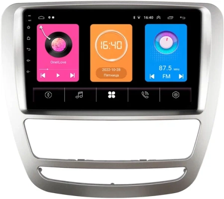 Штатная магнитола JAC T6 2015-2024 (серебренная) OEM RK9-4282 на Android 10 (CarPlay, AHD, 1/32)