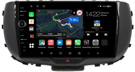 Штатная магнитола Canbox M-Line 7840-9310 для Kia Soul 3 2019-2024 (глянцевая) на Android 10 (4G-SIM, 2/32, DSP, QLed)