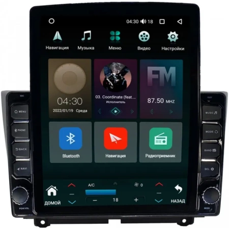 Штатная магнитола Lada Granta, Granta Cross, ВИС 2349 2018-2024 Canbox M-Line 5610-9090 на Android 10 (4G-SIM, 2/32, DSP, QLed, Tesla)