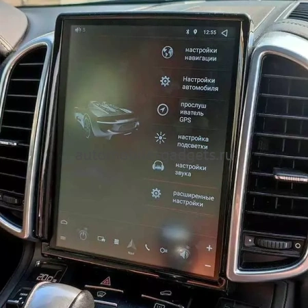 Carmedia NH-1004 ("Тесла-стиль") Штатная магнитола для Porsche Cayenne 2010-2017 на Android 10, 6GB, DSP, 4G