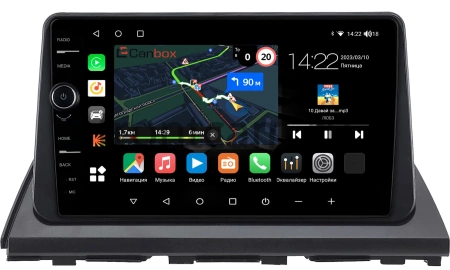 Штатная магнитола Honda Odyssey 5 2020-2024 (Тип 2, глянцевая) Canbox M-Line 7850-10-1133 на Android 10 (4G-SIM, 2/32, DSP, QLed)