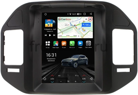 Mitsubishi Pajero 3, Montero 3 1999-2006 Canbox (Tesla style) 9.7 дюймов 2/32 GT096-MI066A на Android 10 (QLed, DSP, CarPlay)
