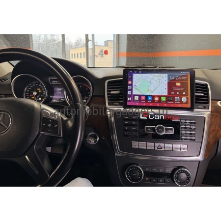 Штатная магнитола Mercedes GL-klasse (X166), ML-klasse (W166) 2011-2016 Canbox Logic-i3 2K 5723-9395 на Android 11 (4G-SIM, 4/64, DSP, 360, QLed)