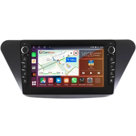 Штатная магнитола Lifan X50 2015-2019 Canbox H-Line 7832-9-590 Android 10 (4G-SIM, 4/32, DSP, IPS) С крутилками