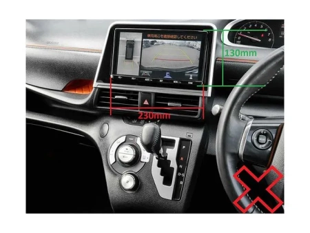 Штатная магнитола Toyota Sienta 2 2015-2022 (для комплектации с магнитолой 100x200mm, глянцевая, правый руль) Canbox H-Line 7828-10-0318 на Android 10 (4G-SIM, 6/128, DSP, QLed) С крутилками