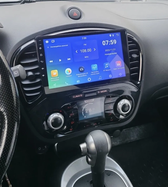 Kuberg SF-9672-OL-9009-RW-2K Штатная магнитола для Nissan Juke 2010+, Infiniti ESQ 2014+ на Android 13 c 12GB, DSP, 4G