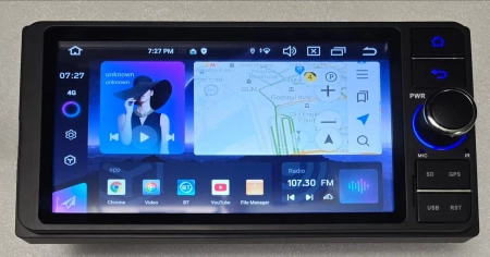 Carmedia MKD-6957-A7 штатная магнитола для Toyota (универсальная 200*100) на Android 14 c 4GB, DSP, CarPlay, 4G