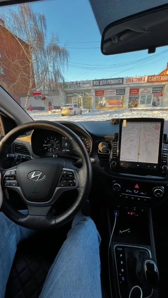 Штатная магнитола Hyundai Solaris 2 2020-2024 (для авто с экраном) Canbox M-Line 5614-9-TK957 на Android 10 (4G-SIM, 4/64, DSP, QLed, Tesla)