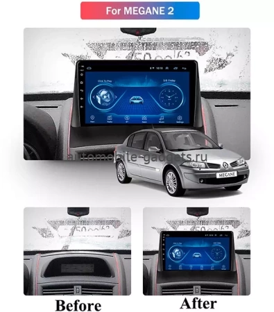 Carmedia OL-9996-I штатная магнитола для Renault Megane II 2002-2009 на Android 10 c 2GB, DSP, 4G Carmedia OL-9996-I штатная магнитола для Renault Megane II 2002-2009 на Android 10 c 2GB, DSP, 4G