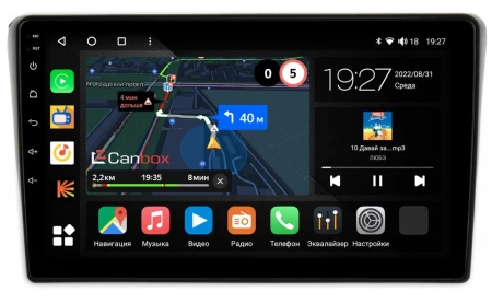 Toyota Avensis 2 2003-2009 черная Canbox M-Line 4542-9373 на Android 10 (4G-SIM, 4/64, DSP, QLed)